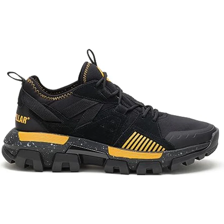 Cat Raider Sport P724513, Herren Laufschuhe aus Wildleder, Größe 43, Schwarz, mit atmungsaktivem Innenfutter und Schnürverschluss – Bild 1