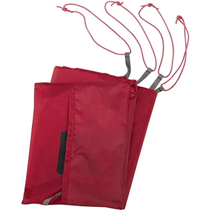 MSR Universal Zeltbodenplane Tarp mit Fußabdruck, Rot, Regular-82 x 48" – Bild 1