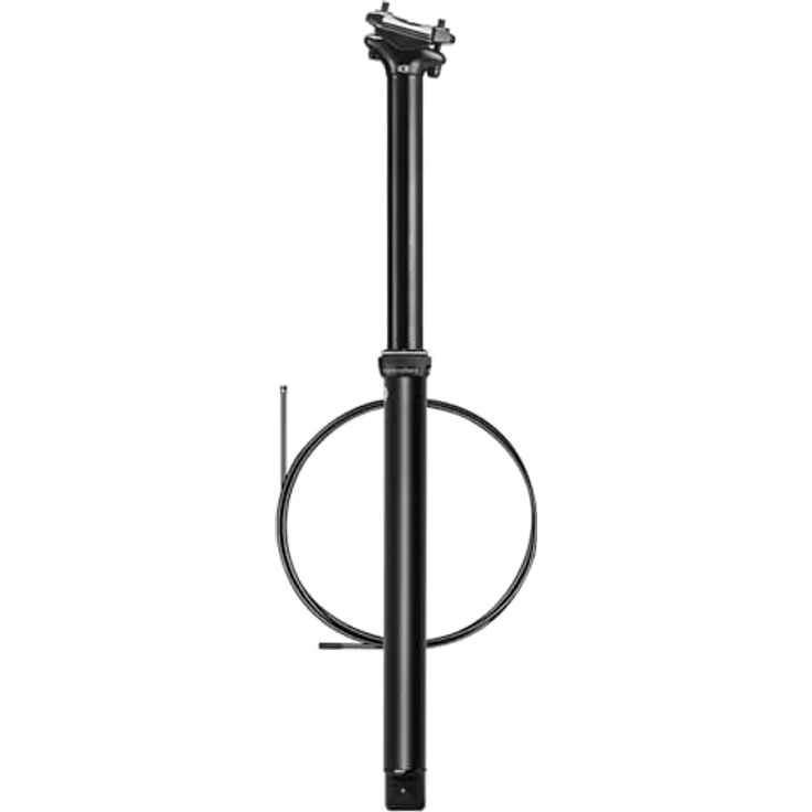 Crankbrothers Highline 3 Dropper-Sattelstütze, 200mm Hub, 31.6mm Durchmesser, 569mm Länge, schwarz, zuverlässige Hydraulikkartusche