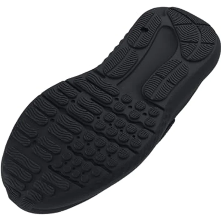 Under Armour BPS Surge 4 AC, Laufschuhe für Kinder, leicht und atmungsaktiv, Klettverschluss, schwarz, Schuhgröße 35 EU – Bild 4