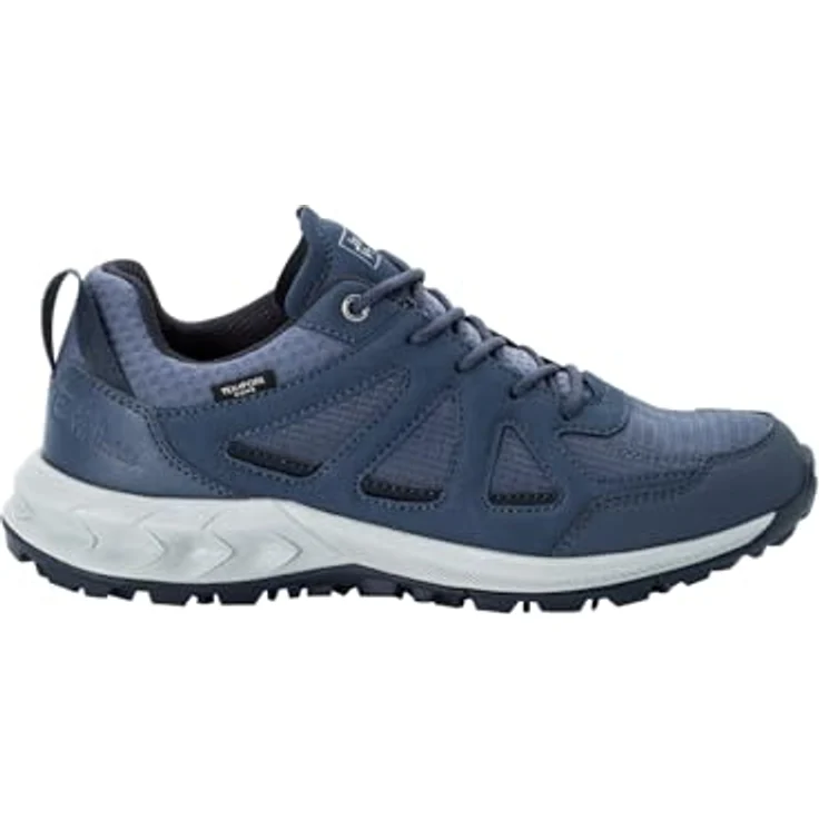 Jack Wolfskin Woodland 2 Texapore Low W, Damen Wanderschuhe, wasserdicht und atmungsaktiv, Blau (Größe 41) – Bild 2