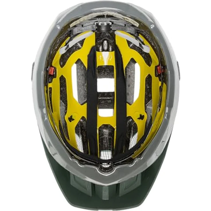 Uvex Quatro CC MIPS MTB-Helm, Grün 56-61 cm, mit integrierter Sonnenblende und 17 Belüftungsöffnungen – Bild 3