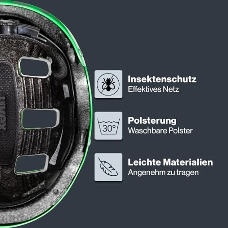 Uvex Kid 3 Fahrradhelm 51-55 cm, Dirtbike Green, robuster Hartschalenhelm mit optimaler Belüftung, IAS-Größenanpassung, FAS-Gurtband und Monomatic-Verschluss für sicheren Sitz – Bild 3