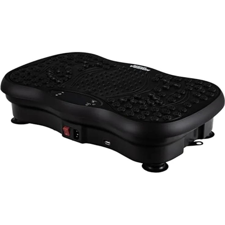 Miweba Sports Vibrationsplatte, 120 Intensitätsstufen, 5 Programme, Massagegerät für Zuhause, Fettverbrenner, Muskelaufbau, schwarz, mit Bluetooth-Funktion – Bild 5