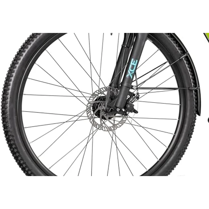 Axess SANDEE ATB Hardtail Mountainbike, 29 Zoll, 2x7-Gang Schaltung, SR Suntour Federgabel, grün, 17 Zoll – Bild 5