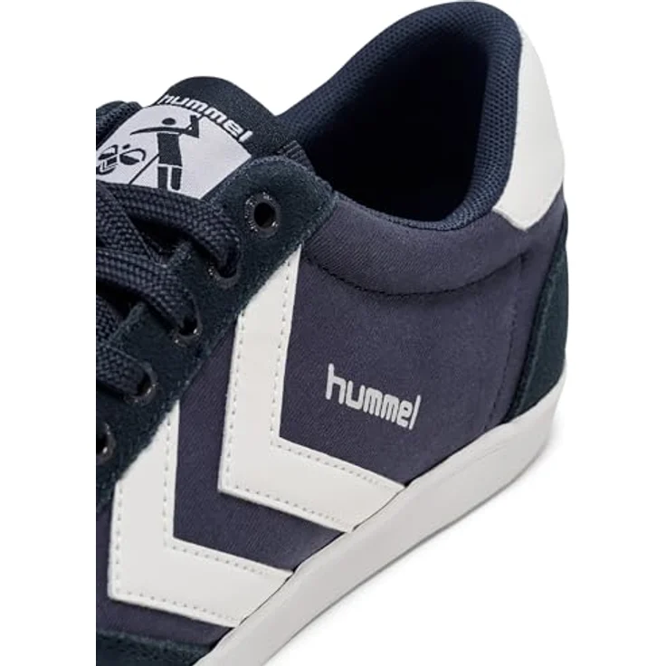 Hummel Slimmer Stadil Low, Laufschuhe in Dress Blue/White Kh mit robuster Außensohle und flachem Schnitt für optimalen Komfort – Bild 3