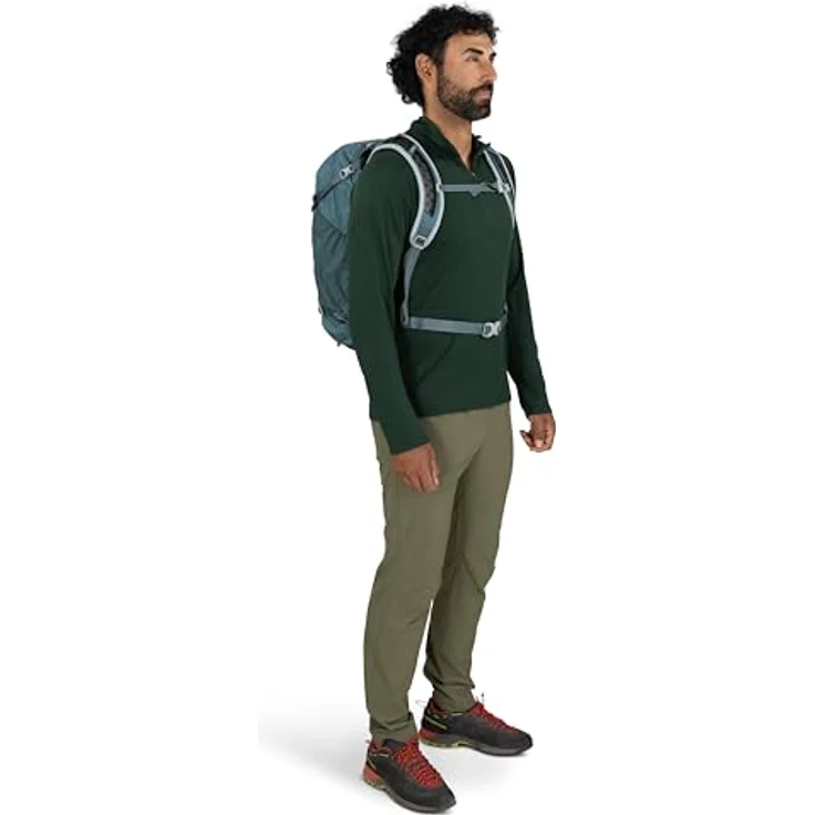 Osprey Hikelite 26, Wanderrucksack 51 cm, grau, 100% Nylon, kompakt und leicht – Bild 13