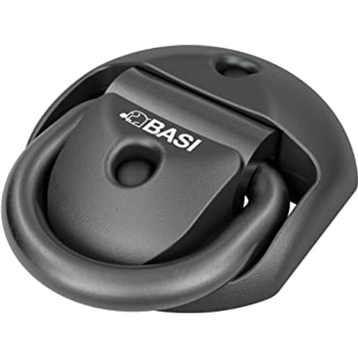 Basi Boden-Wandanker und Spiralkabel BWA 110 und ZR 312, Diebstahlsicherung für Fahrrad, Motorrad und E-Bike, witterungsfest, 65 cm Länge – Bild 2