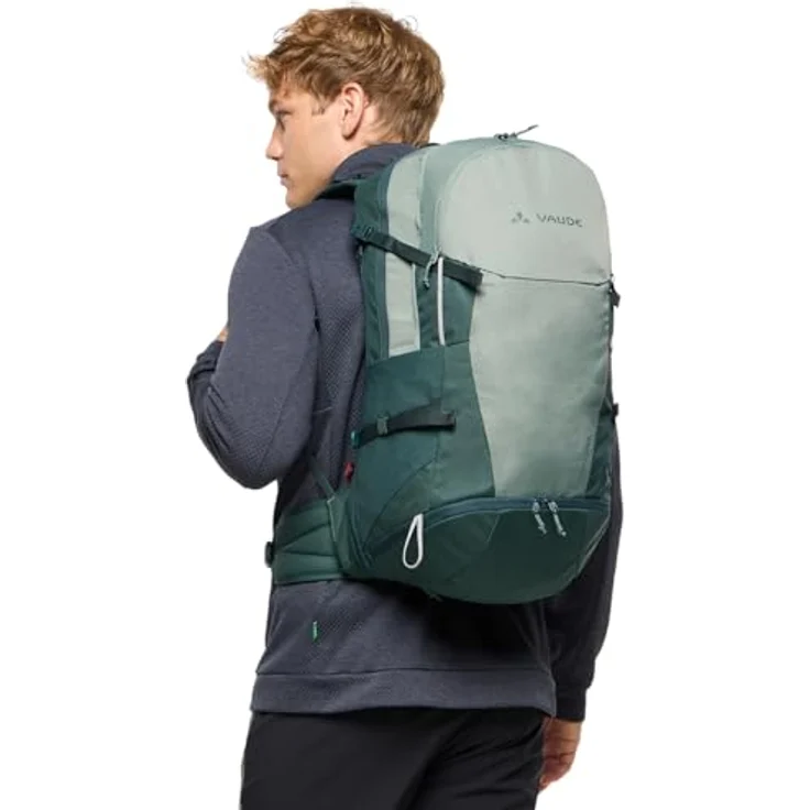 Vaude Wizard Wanderrucksack, 53 cm, grün, 100% Polyamid, kompakt und vielseitig – Bild 6