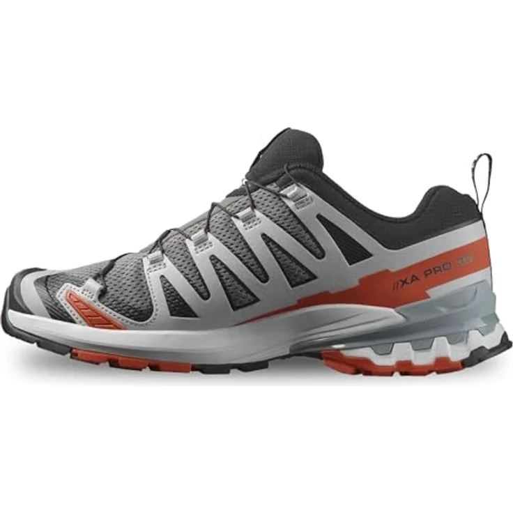 Salomon XA Pro 3D V9 GTX, Herren Wanderschuhe, wasserdicht mit GoreTex-Membran, grau, Größe 44 2/3 – Bild 3