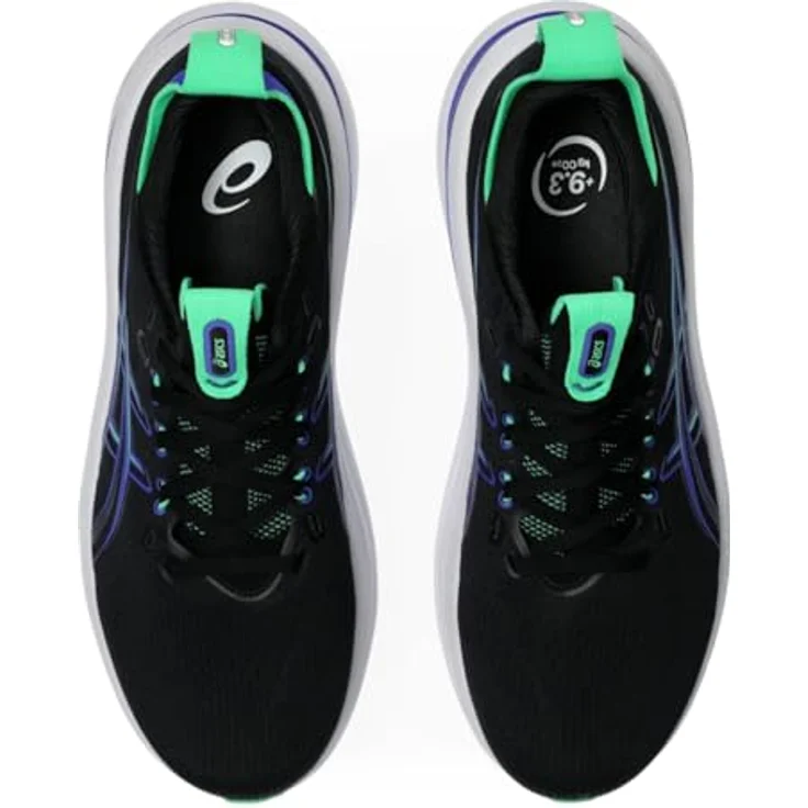 Asics GEL-Nimbus 28, Laufschuh für Neutralläufer mit GEL-Dämpfung, schwarz-blau, Größe 44.5 – Bild 7