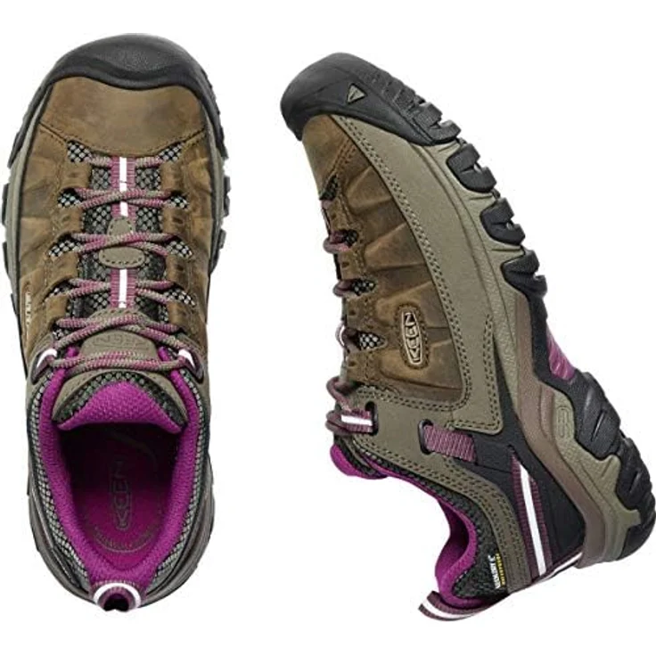 Keen Targhee III WP Shoes, Damen Wanderschuhe, wasserdicht aus Premium-Leder, Größe 40.5, braun – Bild 4