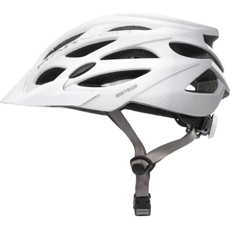 meteor® Marven Fahrradhelm, Herren Damen Kinder-Helm mit LUFTDURCHLASS-System, Fliegennetz und hygienischem Innenleben, optimal für MTB, BMX und Scooter, anpassbare Passform