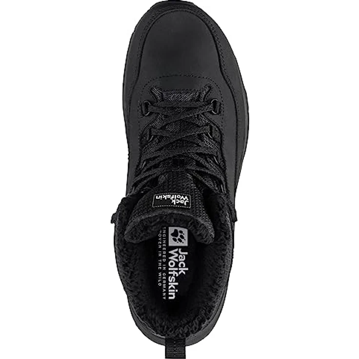 Jack Wolfskin Everquest Texapore Mid M, Herren Wanderschuhe, wasserdicht, für Temperaturen bis -30 °C, Schwarz, Größe 42.5 – Bild 8