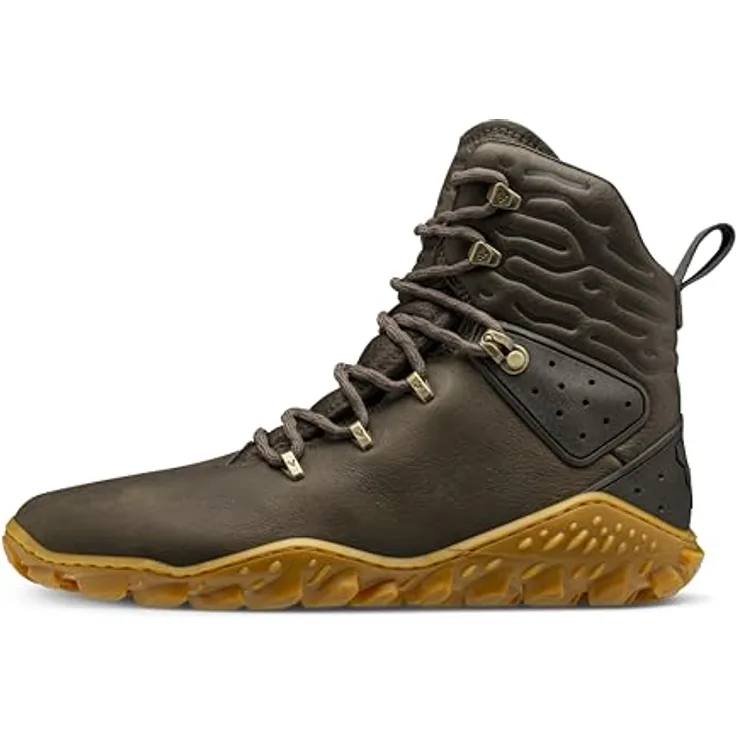 Vivobarefoot Tracker Forest Esc, Hohe barfuß Wanderschuhe für Damen mit maximaler Bewegungsfreiheit, Braun