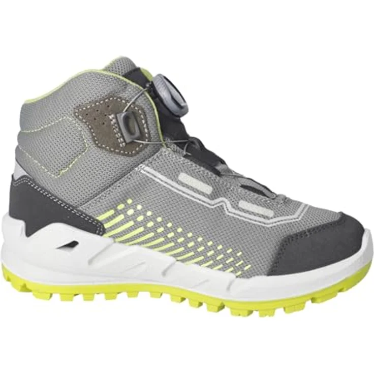 Ricosta Wanderschuhe für Kinder, Leder, grün, Größe 35, mit Gummisohle und Schnürverschluss – Bild 4