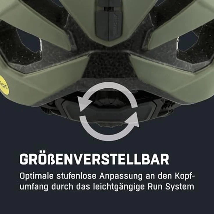 ALPINA SPORTS Plose MIPS, Velohelm (52 - 57 cm) mit erweitertem Schutz, individuell einstellbarem System und antibakterieller Polsterung – Bild 5