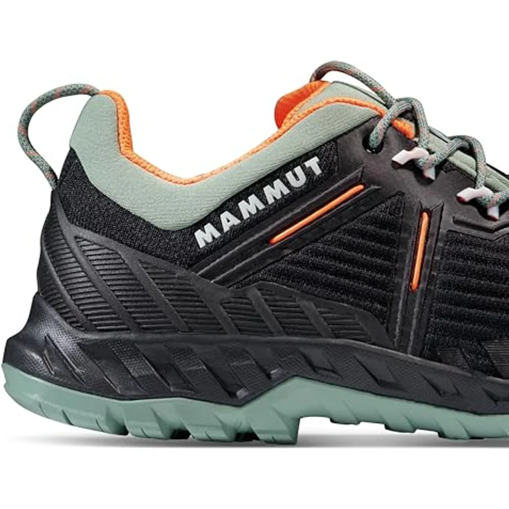 Mammut Alnasca Knit III Low, Herren Wanderschuhe mit Vibram Megagrip Außensohle, Schwarz, Größe 43.5 – Bild 7