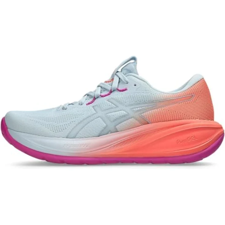 Asics Gel-Cumulus 28, Laufschuhe mit ASICS GEL™-Technologie, sky/sun coral, Größe: 7 – Bild 1