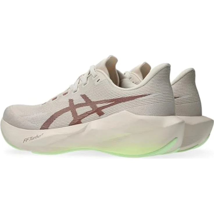 Asics Novablast 6, Leichte Wettkampf-Laufschuhe mit FlyteFoam™ Blast Max-Dämpfung, Rose Dust/Illuminate Yellow, Größe 42 – Bild 5