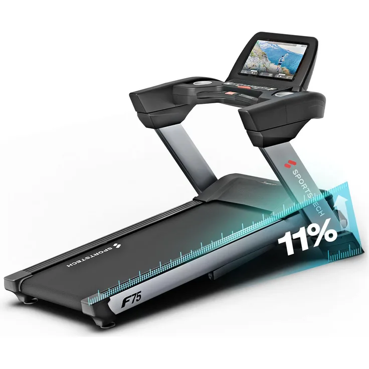Sportstech F75 Profi Laufband, große Lauffläche, 20 km/h, klappbar