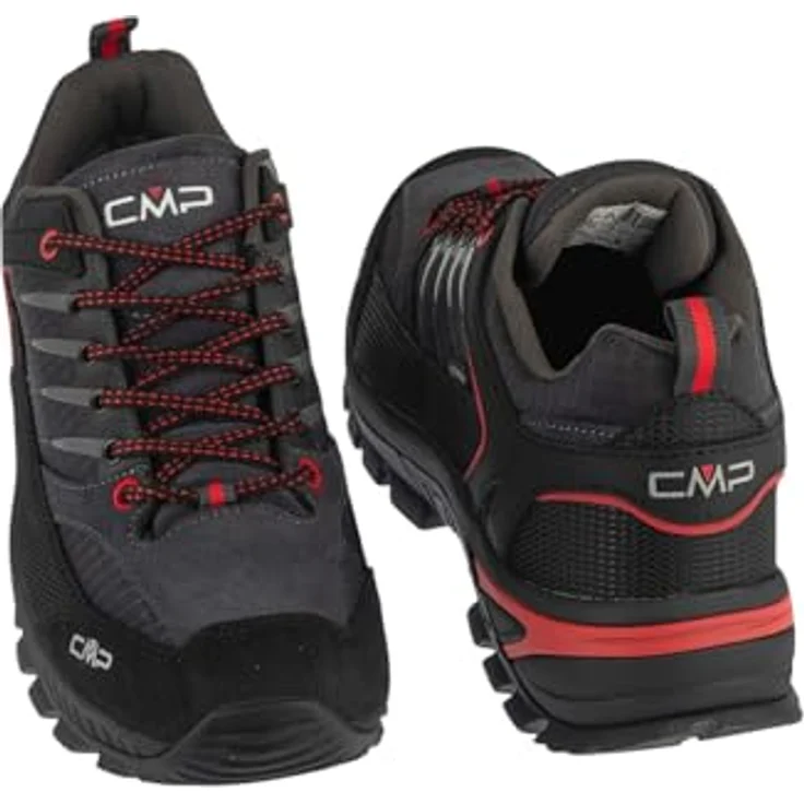 CMP Rigel 2.0 Low WP Wasserdichte Wanderschuhe, Titanio-Ferrari, Größe 45 – Bild 5
