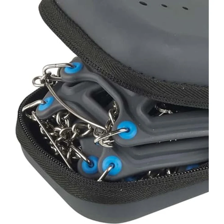 C.A.M.P. Ice Master Light, leichtes Steigeisen L 42/44 mit 13 Zacken aus rostfreiem Edelstahl, Grau/Hellblau – Bild 4