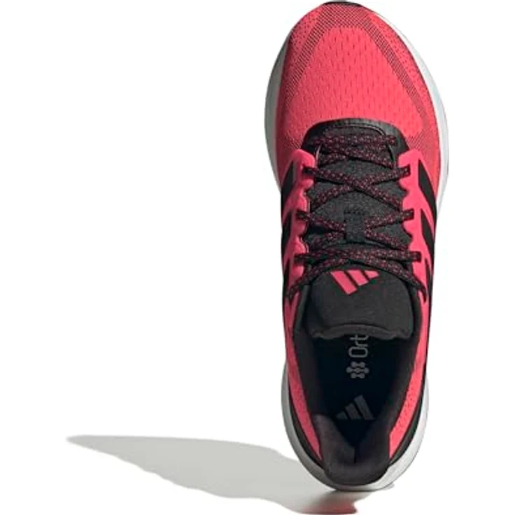 adidas Ultrarun 5 Laufschuhe, rote Farbe, Größe 46, atmungsaktives Mesh-Obermaterial, Bounce 2.0 Dämpfung – Bild 2