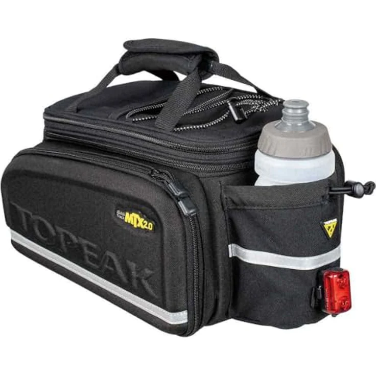 Topeak MTX DXP, Gepäckträgertasche mit 22,6 l Volumen, inkl. Regenhülle und abnehmbarem Schultergurt – Bild 2