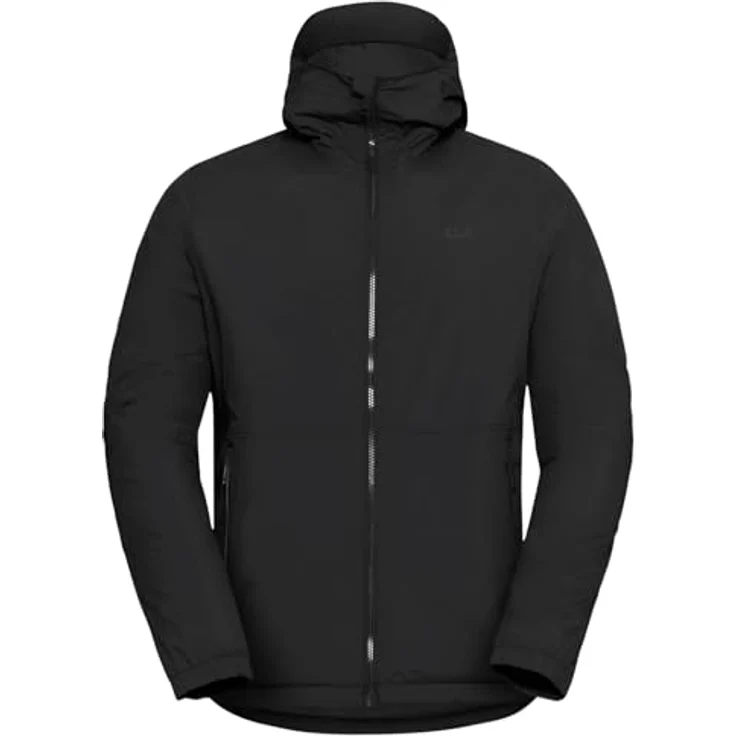 Jack Wolfskin Pamir Jkt M, funktionale Skijacke aus 100% Polyamid, schwarz, Größe L, mit mehreren Taschen und nachhaltiger Füllung aus recyceltem Polyester – Bild 4