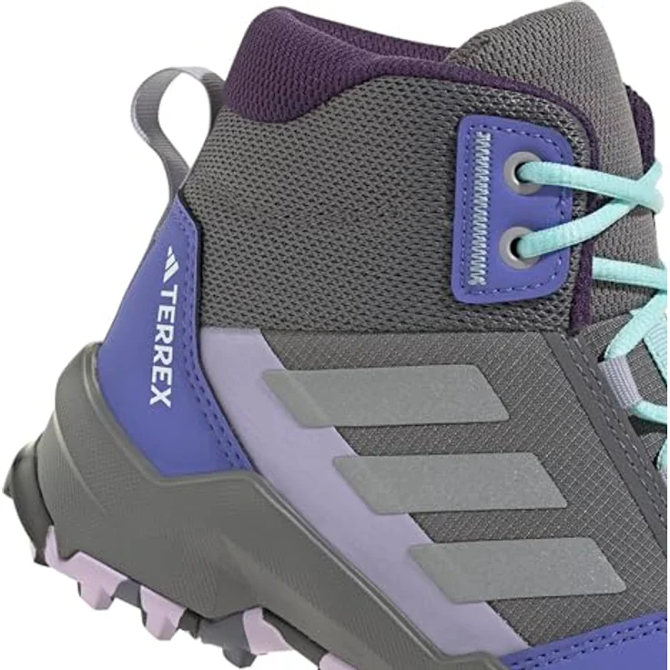 adidas TERREX TERREX AX4R MID, Wanderschuh für Kinder mit dämpfender Zwischensohle und griffiger Traxion Außensohle, Schwarz – Bild 4