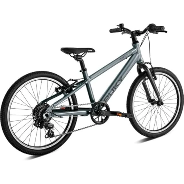 PUKY LS-Pro 20-7, Alu Kinderfahrrad mit Gabelfederung, grau, leicht – Bild 2