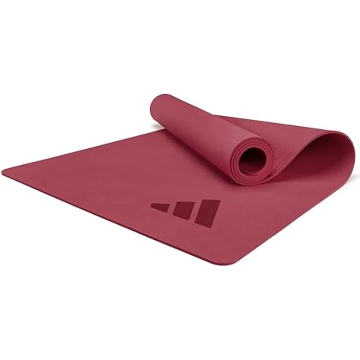 Adidas Premium Yoga Mat - 5mm - Mystery Ruby, Yogamatte mit rutschfestem TPE-Schaumstoff – Bild 1