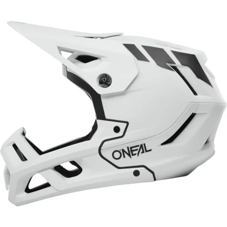 O'Neal Helm SL1 CREST, leichtgewichtiger Enduro Full-Face Helm mit optimaler Ventilation, weiß/schwarz, Größe XL – Bild 4