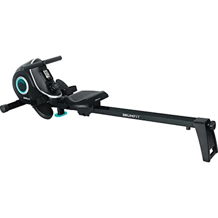 Cecotec Regatta Klapp-Rudergerät DrumFit Rower 7000. Magnetischer Widerstand, 10 Stufen, 7 kg Schwungrad, geräuschloses Gleiten, LCD-Display, Fußstütze und Räder – Bild 1