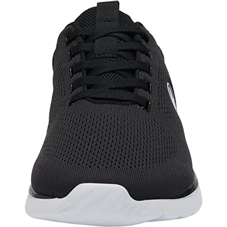 JAKO Unisex Sneaker Team Mesh, Laufschuhe mit ShockAbsorb EVA-Zwischensohle und atmungsaktivem AirFlow-Mesh, jet black, Größe 38 – Bild 2