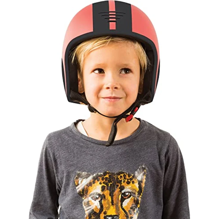 Chillafish Bobbi Kinder Fahrradhelm Gr. S 51 - 55 cm Kopfumfang, Rose – Bild 3