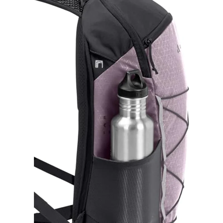 VAUDE Rucksack Agile 14 Liter, Wanderrucksack mit abnehmbarem Hüftgurt und VENT-TEX Rückensystem, purple ash, Einheitsgröße – Bild 4
