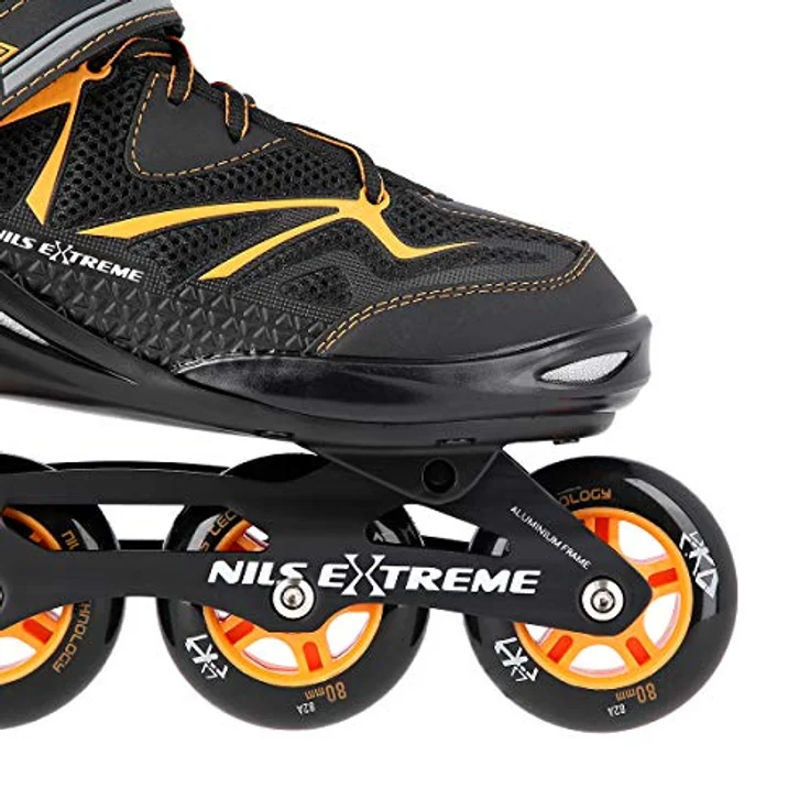 Nils Extreme NA9022 Orange 40 Inline-Skates mit ABEC9-Lager und 80-mm-Rädern – Bild 6