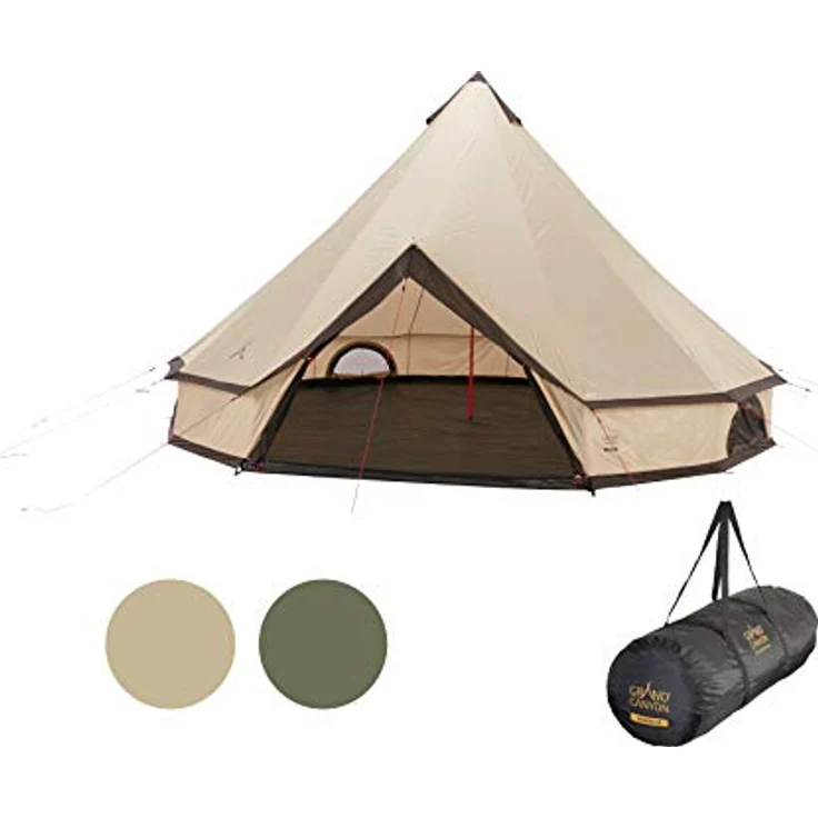 Grand Canyon Indiana Zelt, Mojave, 8 Personen - Luftzirkulation, Stehhöhe, Wasserdicht – Bild 1