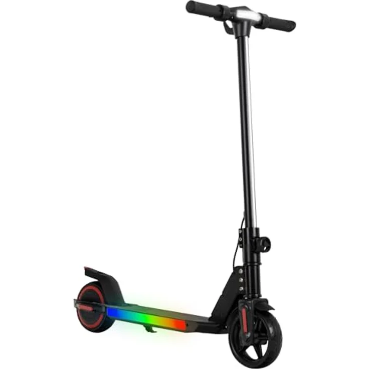 eFlux Kids K1 E Scooter, Elektroscooter für Kinder ab 6 Jahren, klappbar, LED-Beleuchtung, Geschwindigkeit bis 16 km/h, Reichweite bis 15 km, leicht mit 6,5 kg – Bild 2