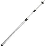Bo-Camp No Label Bo Camp Tentstok Tele 3L - Teleskopierbare Tarpstange / Zeltstange 100 bis 260cm, eloxiertes Aluminium, rutschfestes Profil