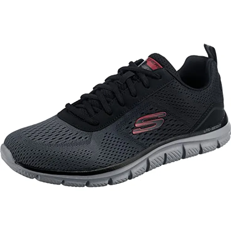 Skechers Trainingsschuhe Herren Track - Ripkent, Laufschuhe mit Memory Foam Technologie für optimale Dämpfung