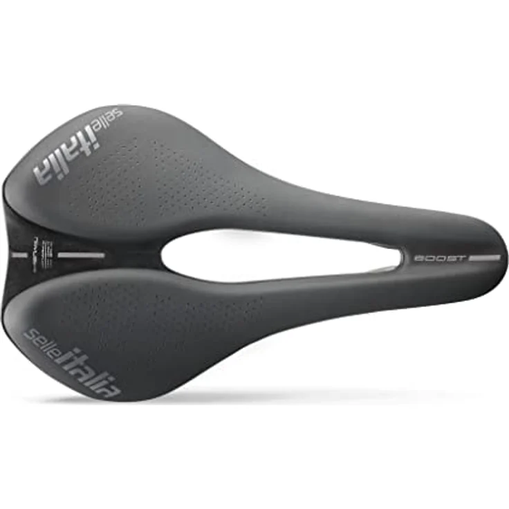 Selle Italia NOVUS EVO BOOST Superflow TI Sattel, Gelschaumbezug, schwarz - L3 für Indoor- und Outdoor-Nutzung – Bild 1