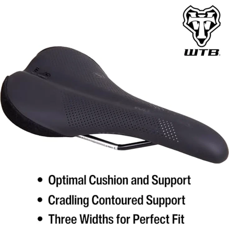 Wtb Volt, MTB Velosattel mit Gelpolster, 265 mm, Synthetische Oberfläche, Stahlgestell – Bild 2