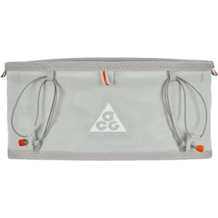 Nike ACG Goat Belt, verstellbarer Outdoor Gürtel für Hiking und Trail Running, Grey Fog/Safety Orange/Summit White, S – Bild 1