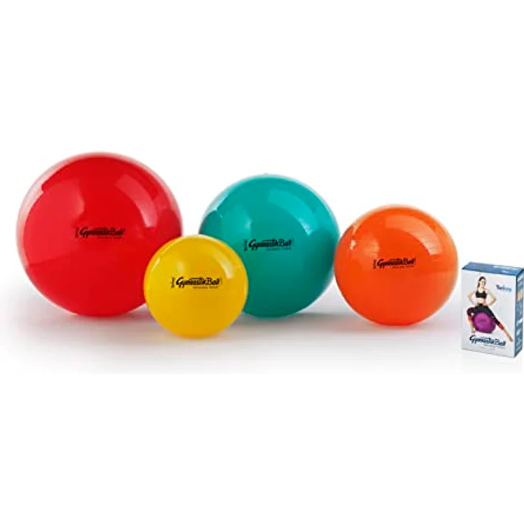 PEZZI Gymnastikball, Ø 75 cm, rot, rot – Bild 4
