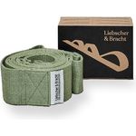 Liebscher & Bracht Original Schulterretter, Dehnungsgurt mit Schlaufen für Schulterschmerzen, 100% Baumwolle, inklusive Übungen in der App, Made in Germany