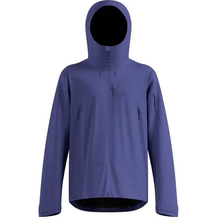 Odlo X-alp 3L Hardshell Ski Jacket, atmungsaktiv und wasserdicht, skipper blue, Größe XL