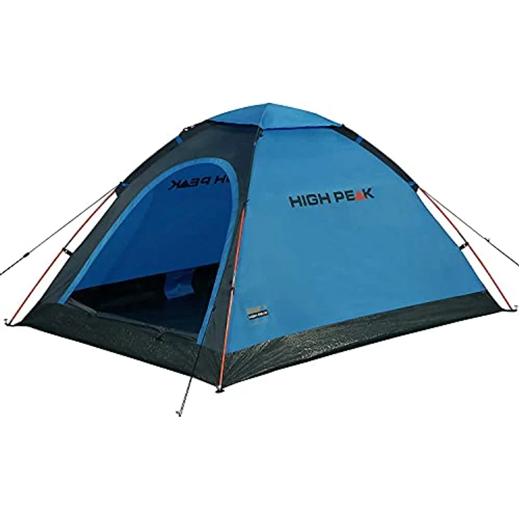 High Peak Kuppelzelt Monodome, Campingzelt für 2 Personen, Igluzelt, Festivalzelt mit Wannenboden, 1500mm wasserdicht, Freistehend, Hochentlüftung, Moskitoschutz, High Peak – Bild 1